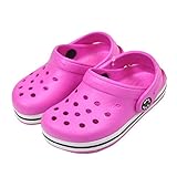 サンダル ビーチサンダル クロックス風 子供用 ILOVE papa&mama キッズ ベビー 男の子 女の子 【YP】 fo-sa15 13cm ピンク