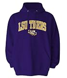NCAA LSU Tigers Old Varsity / Gildanパーカー M パープル