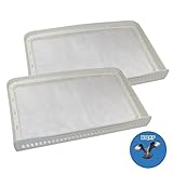 HQRP 2 - Packドライヤーリントフィルタ画面for Maytag mde5000 mdg5000 mde6000 mdg6000 mde6460 mde6657 mde6800 mde705