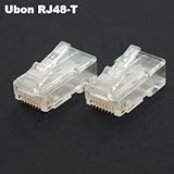 RJ48-T RJ48 ﾓｼﾞｭﾗｰﾌﾟﾗｸﾞ ﾀﾝｾﾝﾖｳ 10ｹｲﾘ :