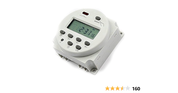 Amazon Co Jp 小型 軽量 プログラム タイマースイッチ リレー付 Dc12v ファストン端子付ケーブル 4本付属 セット 12v Diy 工具 ガーデン
