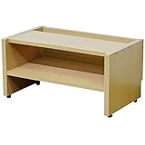 ライフスタイリングショップ シューズボックス 靴箱 台座 幅59cm アジャスター付 ライトブラウン JS-95LB