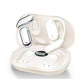 【2024改良型 Bluetooth5.4 オープンイヤー型 】ワイヤレスイヤホン イヤホン Bluetooth CoolJumper 8D技術 60時間連続再生 耳を塞がない イヤフォン 耳掛け式 骨伝導の革新 指向性音伝送技術 開放型 空気伝導 完全ブルートゥース 音漏れ防止 タッチ操作 LED表示 Hi-Fi音質 IPX7防水 スポーツ 超軽量 iOS/Android対応（カーキ）