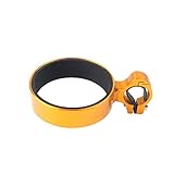 Liebeye ドリンクホルダー マウンテン ロード アルミ合金 カップ ボトルハンドルバー ホルダー 水 ボトルホルダー 自転車用 哺乳瓶 簡単取付 イエロー