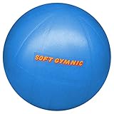 ギムニク（GYMNIC） 小さい バランスボール ニューソフトギムニク 表面凹凸なし ブルー 青 最大直径約23cm 特製小冊子付