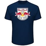 ニューヨーク・レッドブルズMLSメンズチームロゴTシャツネイビー