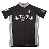 NBA San Antonio Spurs Women 's Short Sleeve Away Cycling Jersey XL