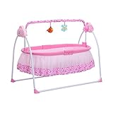 AORTD ベビー ベッド 赤ちゃん 寝床 人工知能を取り入れた大きいサイズの揺りかご、タイマー設定機能、ブルートゥース、安眠音楽再生機能