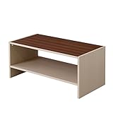 ワイエムワールド 天板リバーシブル 収納棚付き センターテーブル ロートン 【カラー： ホワイトオーク 】 34-127