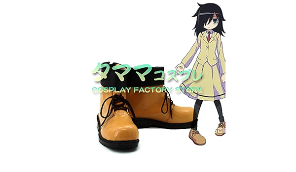 Amazon 黒木智子 私がモテないのはどう考えてもお前らが悪い 私モテ ワタモテ わたモテ もこっち クロ くろき ともこ コスプレ 靴 ブーツ コスプレ靴 Cosplay オーダーサイズ スタイル 製作可能 タママ 22 5cm コスプレ 仮装 通販