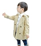 (チェリーレッド) CherryRed 子供服 子供コート 男の子 キッズコート アウター トレンチコート 防風 保温 110 カーキ