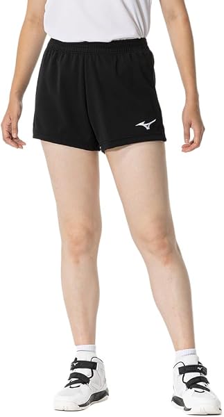 MIZUNO(ミズノ) バレーボールウェアゲームパンツ ニット素材 股下8.5cm(L寸) ストレッチ 吸汗速乾 V2MBB201レディース - 1