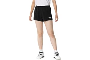 MIZUNO(ミズノ) バレーボールウェアゲームパンツ ニット素材 股下8.5cm(L寸) ストレッチ 吸汗速乾 V2MBB201レディース