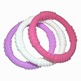 Teething Ring - mooi baby - Baby Teething Rings - GIRL Baby Teether - 100% Silicone Infant Teether -