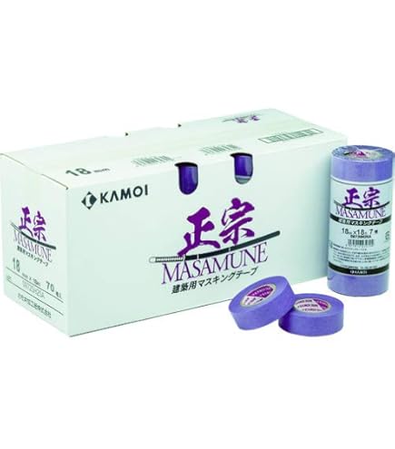 Amazon.co.jp: カモ井加工紙 カモ井 マスキングテープ 武蔵 8巻入 15mm
