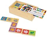 Rainbow Designs 17.2 x 9.5 x 5cm Elmer Dominoes Set