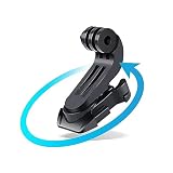 ウェアラブルカメラ 顎マウント、GoPro ゴープロ 用 オートバイヘルメット顎 粘着 マウント アクセサリー ヘルメットチンホルダー GoPro hero 10/9/8/7/6/5/4 Osmo Action Insta360 対応 (360度回転可能なアダプタ)