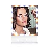 LED Lighted Makeup Vanity Mirror - Sumnacon Multiple Illumination Touch Screen Tabletop or Wall Moun