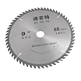 uxcell ソーブレード　木工　230mm x 2.5mm x 25.4mm　60T　アロイ　円形