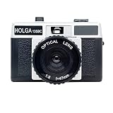 Holga 135BC 35mm 角曲がったフィルムカメラ - シルバー/ブラック