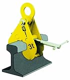 Elephant Lifting GCRC-3 Adjustable Rail Lifting Clamp, 3 ton Capacity, 2-57/64 - 9-51/64 Aperture by