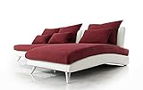 CASACASA (カーサカーサ) LIED リート ソファセット 240 レッド／ホワイト DS1333-240-rd_wh