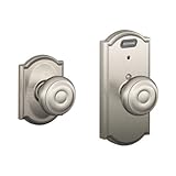 Schlage fe10 Geo 716 CAM内蔵アラーム、キャメロットコレクションGeorgian Hall andクローゼットノブドアロック Passage with Built-in Alar