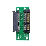 SinLoon SATAオス-メスPCBアダプター 3.5IN&2.5IN SATASATAオス/メスハードディスクアダプタカード、SATA回転マザー転送カード/ 15 + 7 22ピン7 + 15拡張ヘッド、ATA 100/133ハードドライブ、光学ドライブ(SATA 公对母）