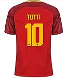 Totti 10 AS Roma 2017 / 2018 Soccer JerseyホームメンズサイズM