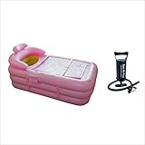 WENJUN ダブルインフレータブルバスタブアダルトタブ厚い折りたたみバスタブプラスチックバスタブバスタブ子供用バスタブ ( 色 : B , サイズ さいず : 150*80*75cm )