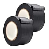 Copeflap マスキングテープ 幅広 黒 幅50mm 長さ50m×2巻 塗装用 養生テープ 剥がしやすい (ブラック)