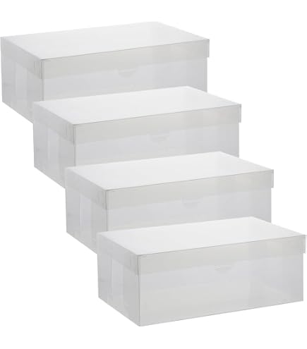 Amazon.co.jp: 【 コストコ 】AG BOX クリアシューボックス4個セット
