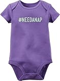 カーターズ Carter's ロンパース ボディスーツ 半袖 綿100% Need A Nap Bodysuit 3M (55-61cm)