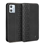 Moto G64 5G ケース 手帳型 Moto G64y 5G ケース ひし形柄 Gedurya モトローラ モトg64 5g ケース 手帳型 マグネット式 スタンド機能 moto g64 5G 携帯カバー カード収納 財布型 Motorola Moto G64 5G スマホケース 軽量 薄型 moto g64 / g64y 5G ケースカバー 全面保護 耐衝撃 6.5インチ対応 - ブルー