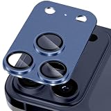 AiMaoo カメラフィルム iPhone 17 Pro Max専用 カメラ保護 9H強化ガラス アルミ合金 レンズカバー 超高透過率 アイフォン17プロマックス対応 一体型 耐衝撃 キズ防止 露出オーバー防止 気泡ゼロ カメラカバープロテクタ ブルー