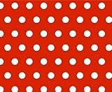 SheetWorld C-SET-W925 C-SET-W925 Crib / Toddler Sheet - Polka Dots Red - Made In USA by sheetworld