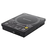 アイリスオーヤマ IHクッキングヒーター 1000W 音声ガイド付 ブラック EIH10V-B