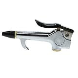 Fenteer ブローガンキット エアダスター 米式 1/4インチ エアブローガン 亜鉛合金 送風機ツール 空気清掃作業 シルバー