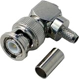 ジェフコム:デンサン BNC型L形プラグ LBNC-L3C 型式:LBNC-L3C