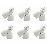 SmartDealsPro 口金分岐 アダプタ E27 ×2個 電球を簡単に増設 出来ます/6個入り (6)