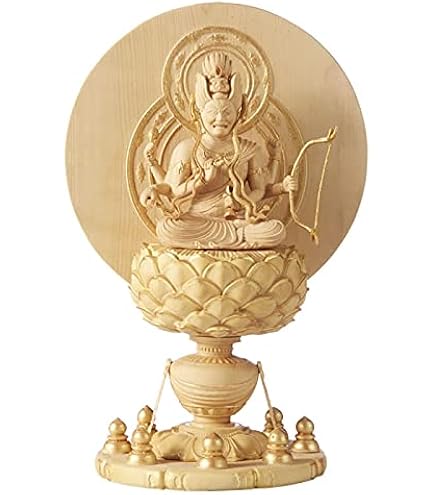 Amazon｜仏画 愛染明王像 彩色（愛染明王 仏像ー版画）＿仏像 アート