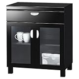 モダン キャビネット (ブラック)【艶やかな質感のハイグロス仕上】リビング インテリア