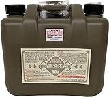 タンゲ化学工業 灯油缶 軽油缶 両油 ロングノズル 10L ミリタリーグレー