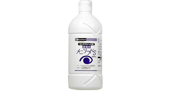 Amazon メニソフトｓ コンタクト用食塩水大洋 500ml メニソフト 洗浄 保存液