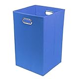 Modern Littles Bold Folding Laundry Basket, Solid Blue by Modern Littles [並行輸入品]