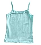 Plus Nao(プラスナオ) キャミソール ノースリーブ トップス 子供服 無地 KIDS 女の子 キッズ カジュアル 100 110 120 130 140 ブルー 140