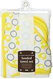 JJ Cole Two-Piece Hooded Towel Set, Yellow Ducks by JJ Cole (English Manual)