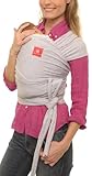 QUARANTASETTIMANE Babywrap Porte Bébé Écharpe Gris 0,58 X 4,75 m