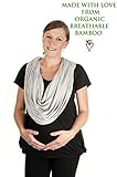 Boho Mama Luxury Breastfeeding Nursing Cover (Gray) by Easy Mom and Baby