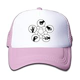 キッズ メッシュキャップ 通気性 今季最新 ダンス キャップ じゃんけん 紫外線防止 帽子 カジュアル ストーリート系ピンク プリント付き 無地